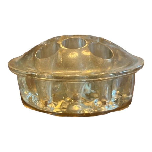 Vintage glass flower frog for flower arranging. - Picture 3 of 4